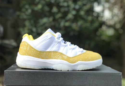 Air Jordan 11 Low Yellow Snakeskin AH7860-107 40-47.5